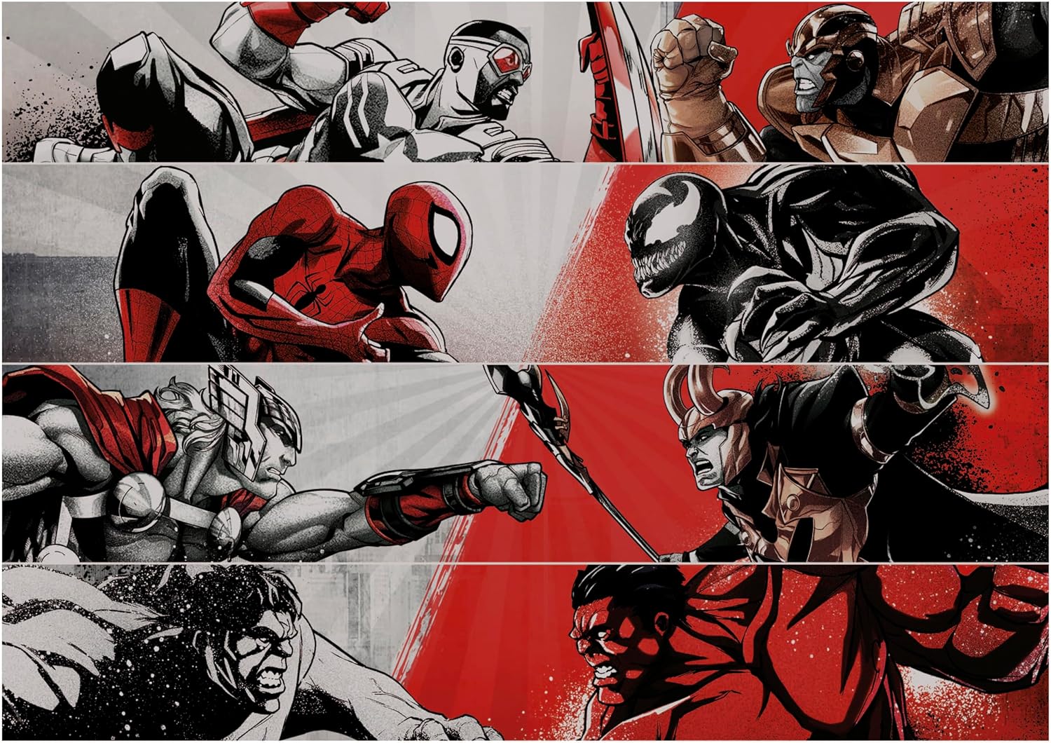 Thumbnail 1 de Puzzle Educa 1000 pièces pour adultes Marvel (68 x 48 cm) – dès 14 ans