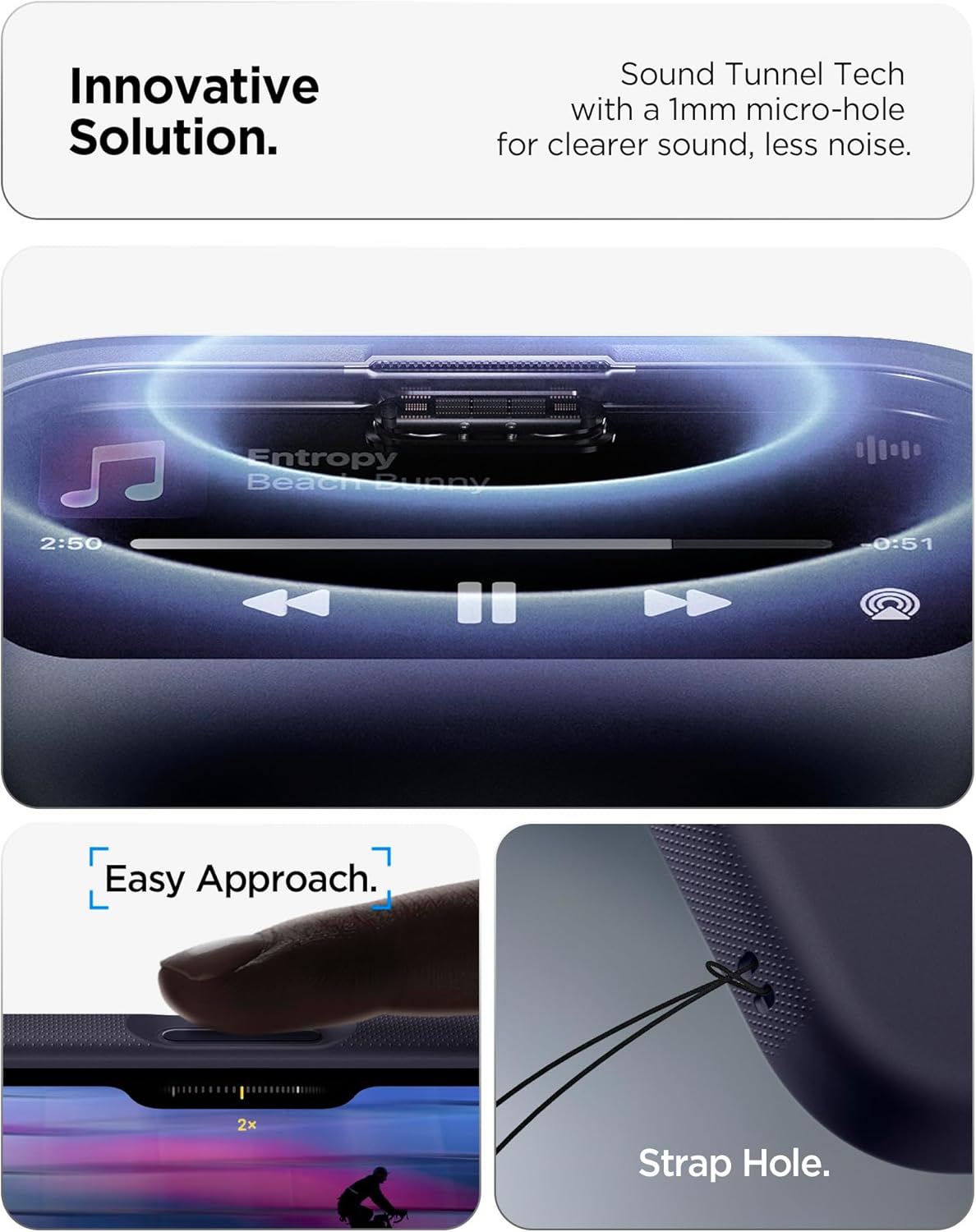 Thumbnail 6 de Spigen Coque iPhone 17 Pro Max Nano Pop MagFit – Bleu Myrtille (effet silicone, micro-points, compatible MagSafe)