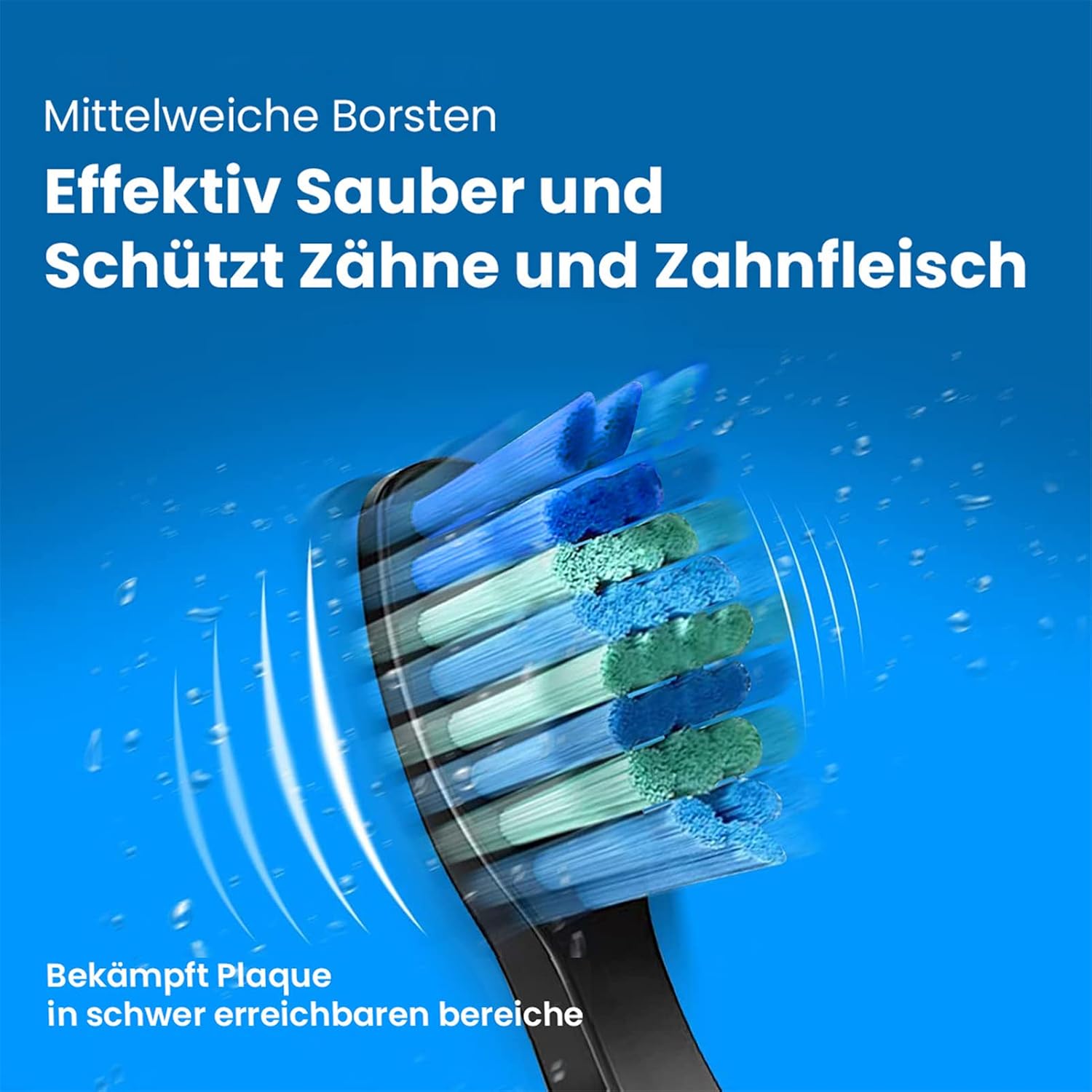 Detalle 2 de Ersatzbürsten kompatibel mit Fairywill 10er Pack