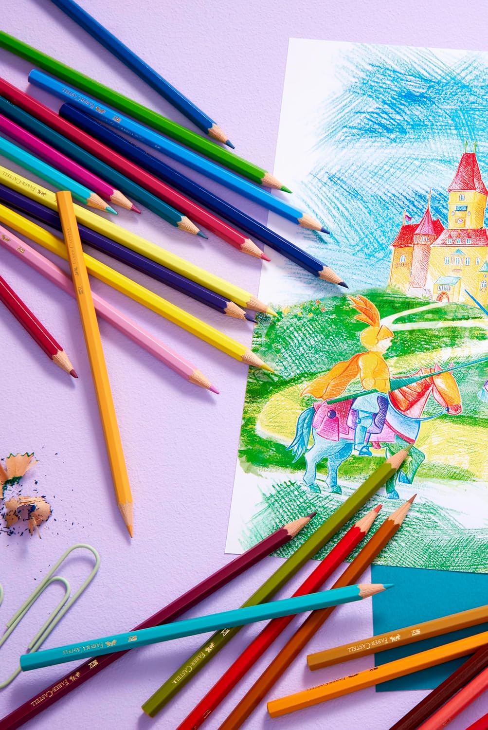 Thumbnail 2 de Faber-Castell Castle Buntstifte Set 60 Farben – Hexagonal, bruchsicher, weiche Mine