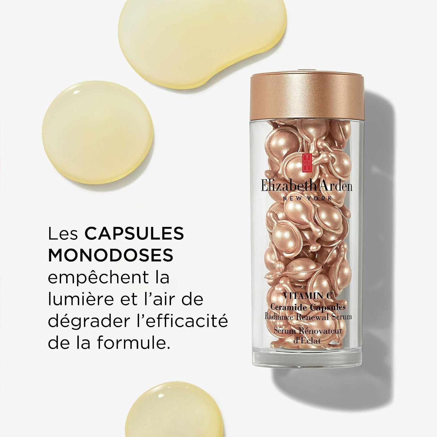 Detalle de Elizabeth Arden Vitamin C Ceramide Capsules : sérum visage unifiant et illuminant