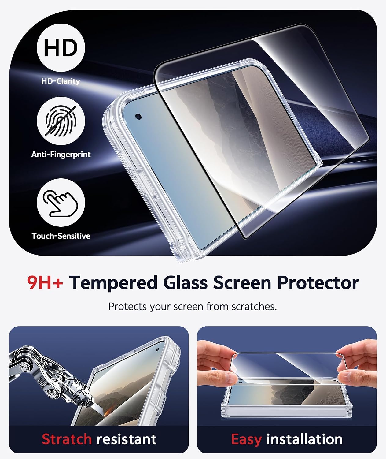 Thumbnail 6 de FNTCASE iPhone Duo Magnetic Clear Case with MagSafe and 9H Screen Protector