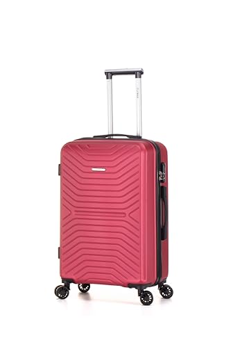 Detalle de Flymax 56x45x25 Cabin Bag Carry-On Suitcase (57 Litre) with 3 Digit Lock, 4-Wheel ABS Hard Shell