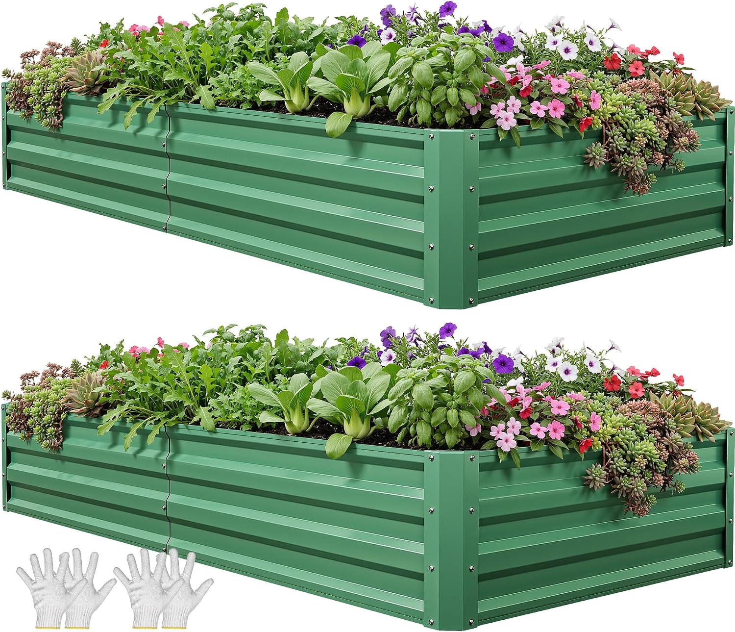 Detalle de YITAHOME Raised Garden Bed Kit, 6 x 3 x 1 ft