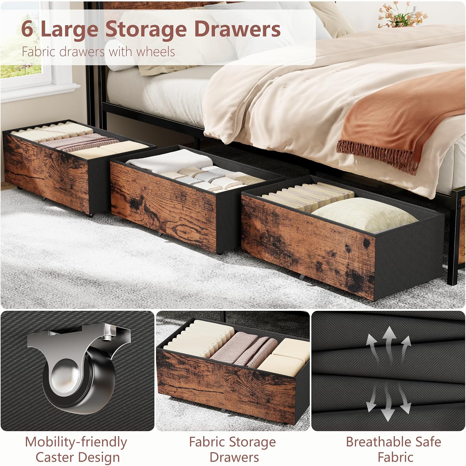Detalle de Forestell Queen Bed Frame