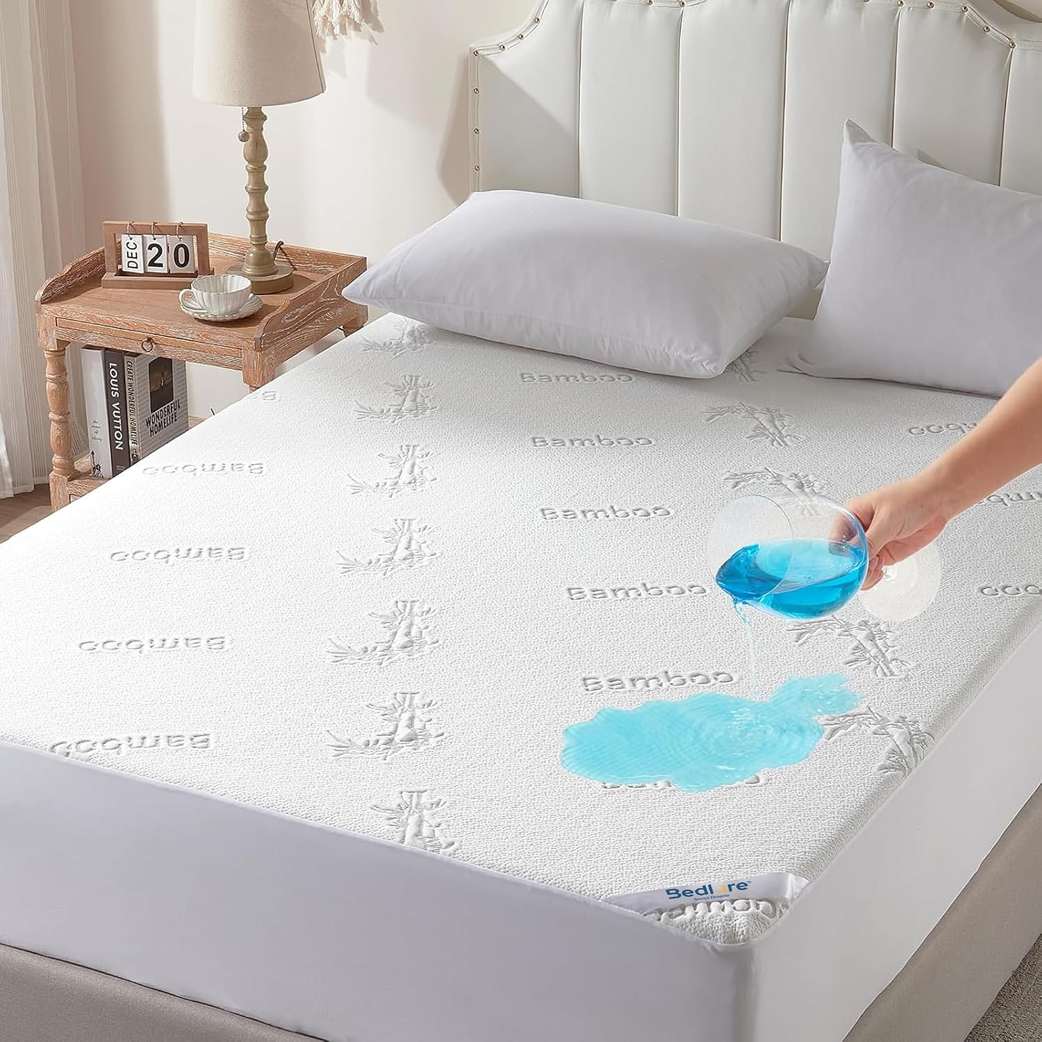 Detalle de BEDLORE Mattress Protector, King Size