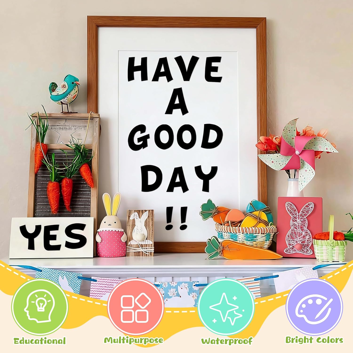 Thumbnail 3 de Bulletin Board Letter Stickers 2.5-Inch