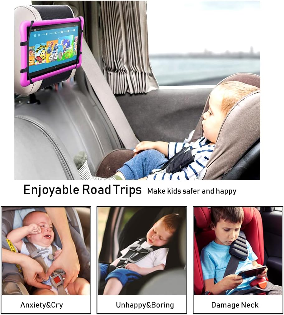 Detalle de Nosxxus Universal Headrest Tablet Mount for Car and Truck