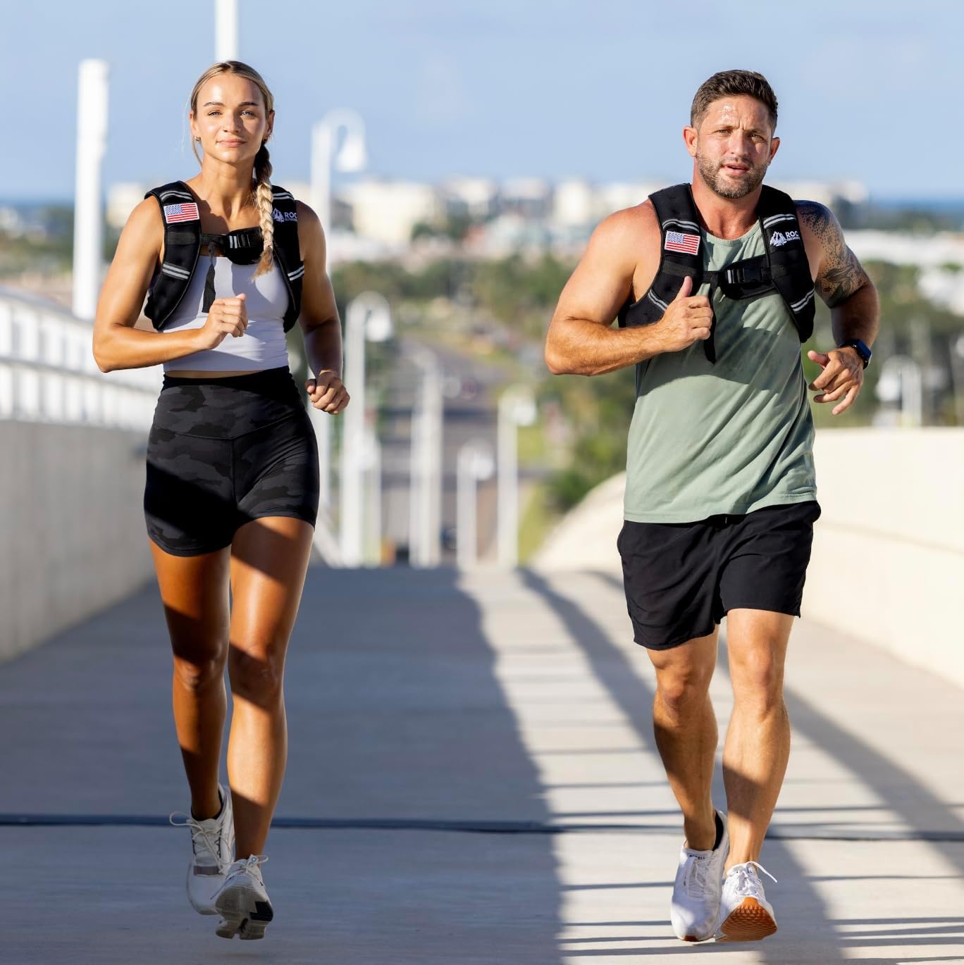Thumbnail 5 de Roc Outdoors Weighted Vest with Rub-Free Technology — 5lb to 30lb, Reflective Stripe, Unisex Fit