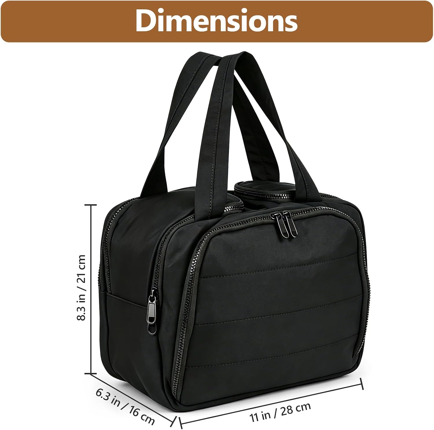 Thumbnail 6 de YooxArmor Large Capacity Travel Makeup Bag with Multiple Pockets