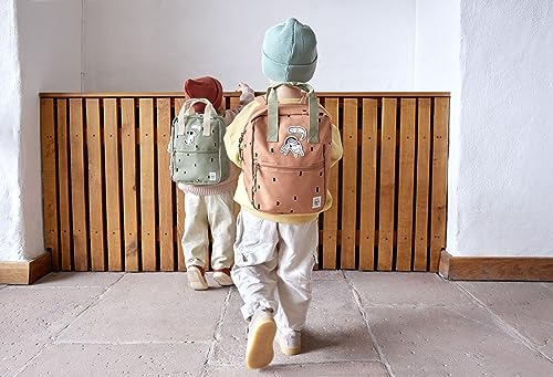 Thumbnail 6 de LÄSSIG Kindergartenrucksack Mini Square 7L Happy Prints Light Olive – kompakt, robust & alltagstauglich