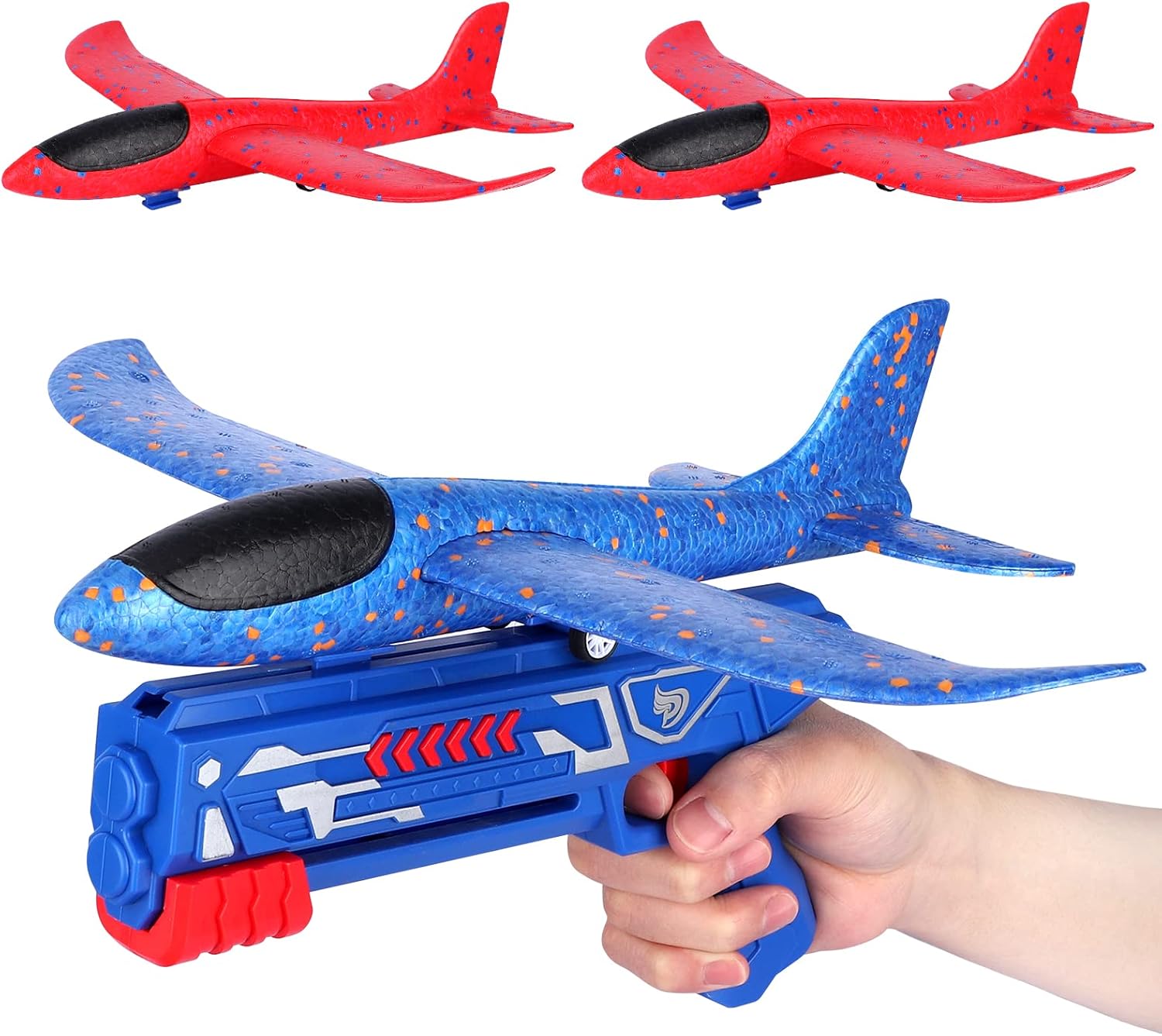 Detalle de Flugzeug Spielzeug 2-in-1 Wurfgleiter