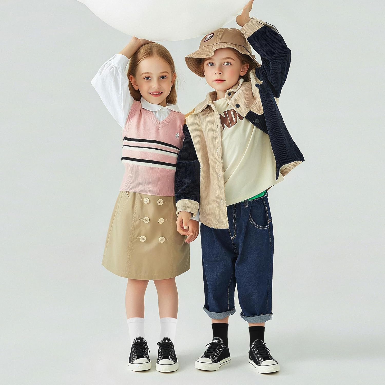 Thumbnail 6 de Zzxlw Kinder Sport-Socken Jungen Sneaker (Schwarz/Weiß/Grau) – 12 Paar, mittlerer Schaft, 3–13 Jahre