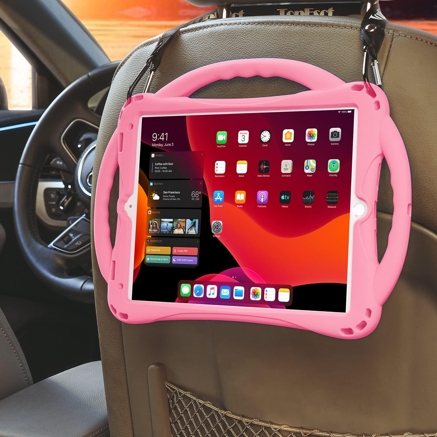 Thumbnail 6 de TOPESCT iPad 10.2 case with handle and strap