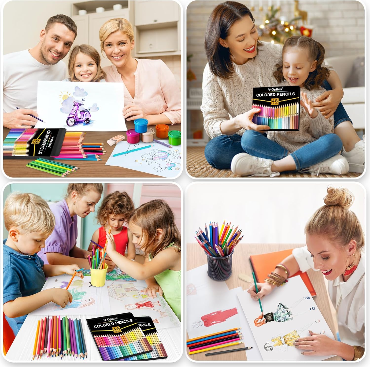Thumbnail 6 de V-Opitos Colored Pencils 48 Pack 🎨