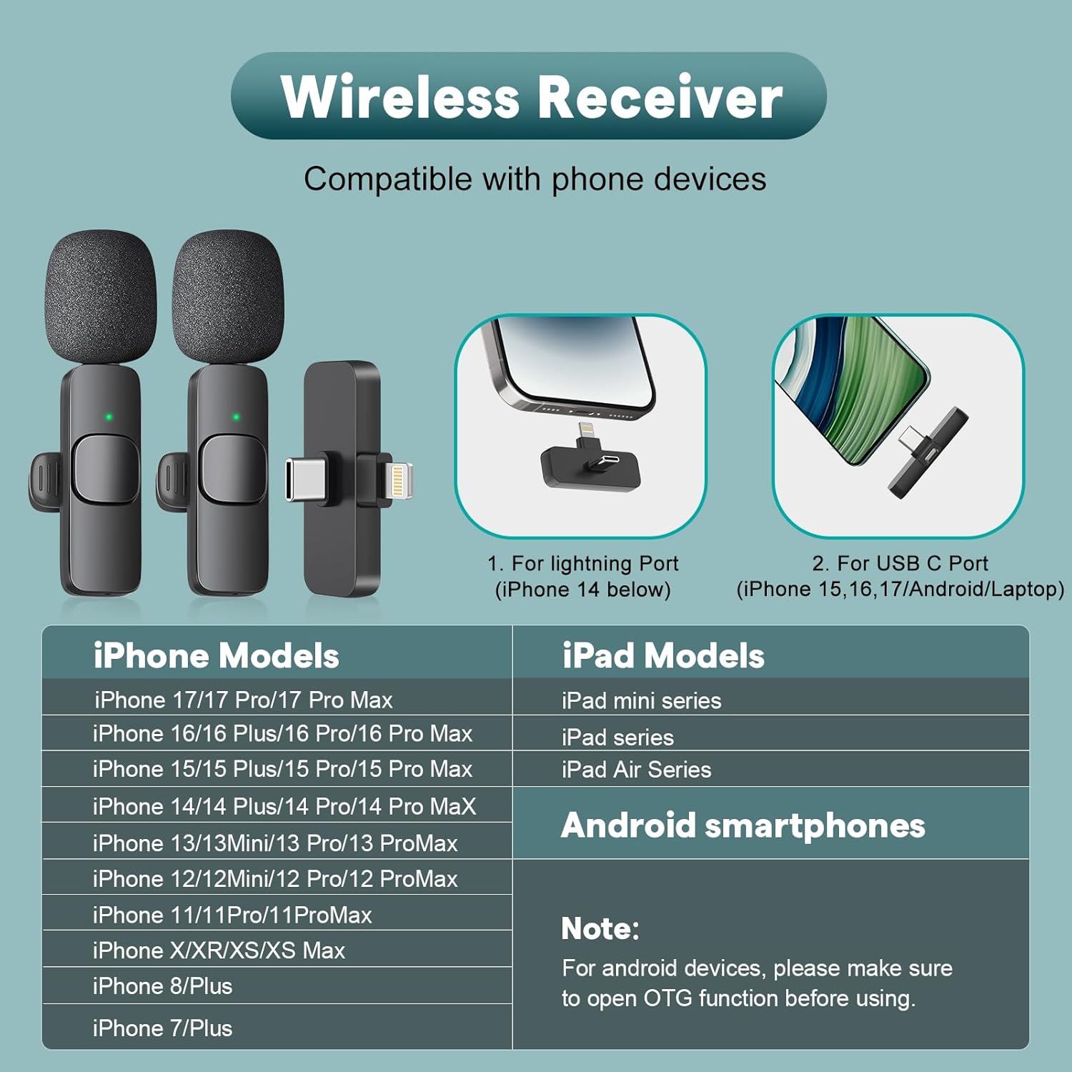 Detalle 2 de MAYBESTA Wireless Mini Mic for iPhone ⚙
