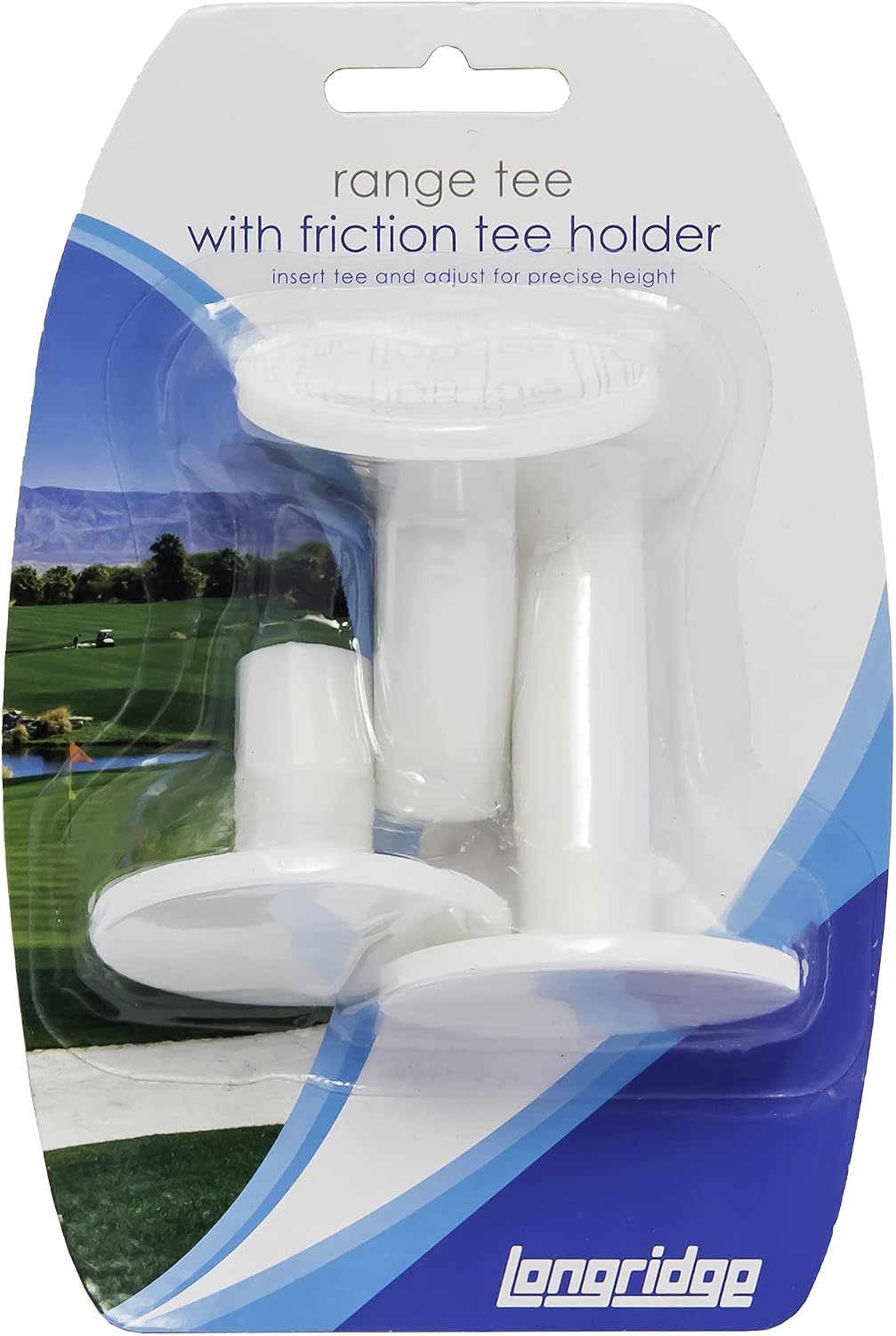 Detalle 2 de Longridge Gomma Driving Range t-Shirt (Confezione da 3) – Tee in gomma disponibili in tre taglie