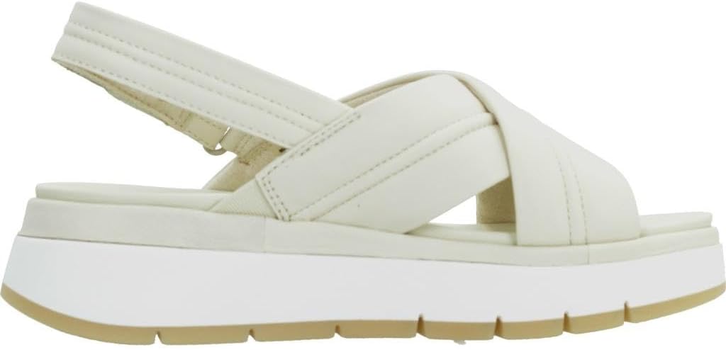 Thumbnail 3 de Clarks Tuscan Cross Sandale femme en cuir crème