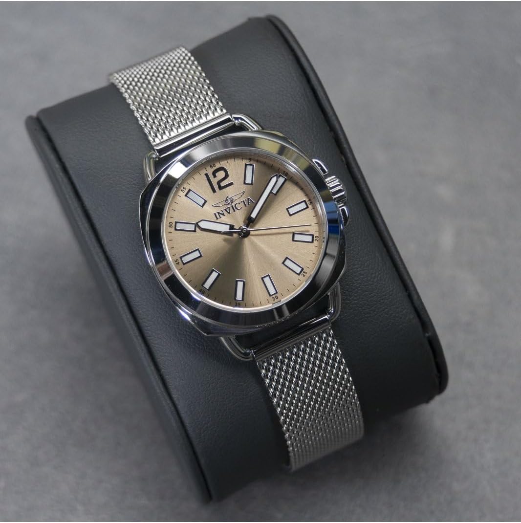 Thumbnail 1 de Invicta Wildflower Donna: Orologio in acciaio con movimento al quarzo, 32 mm, quadrante rosa