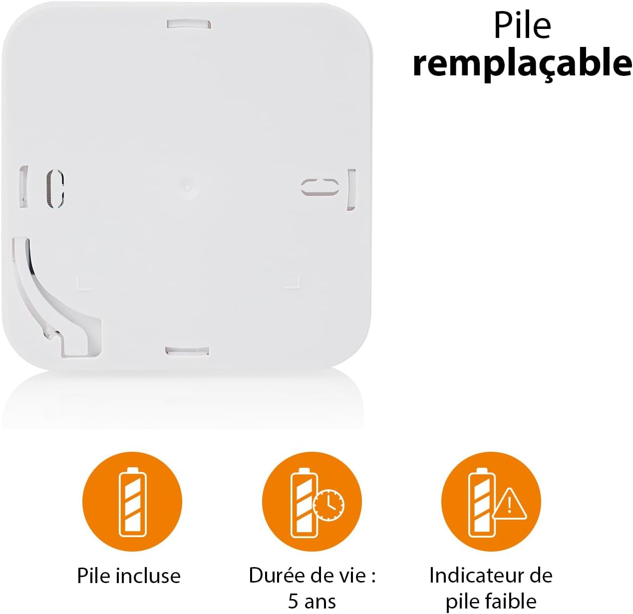 Thumbnail 6 de Smartwares Détecteur de CO connecté — 85 dB, capteur 10 ans, notifications via app