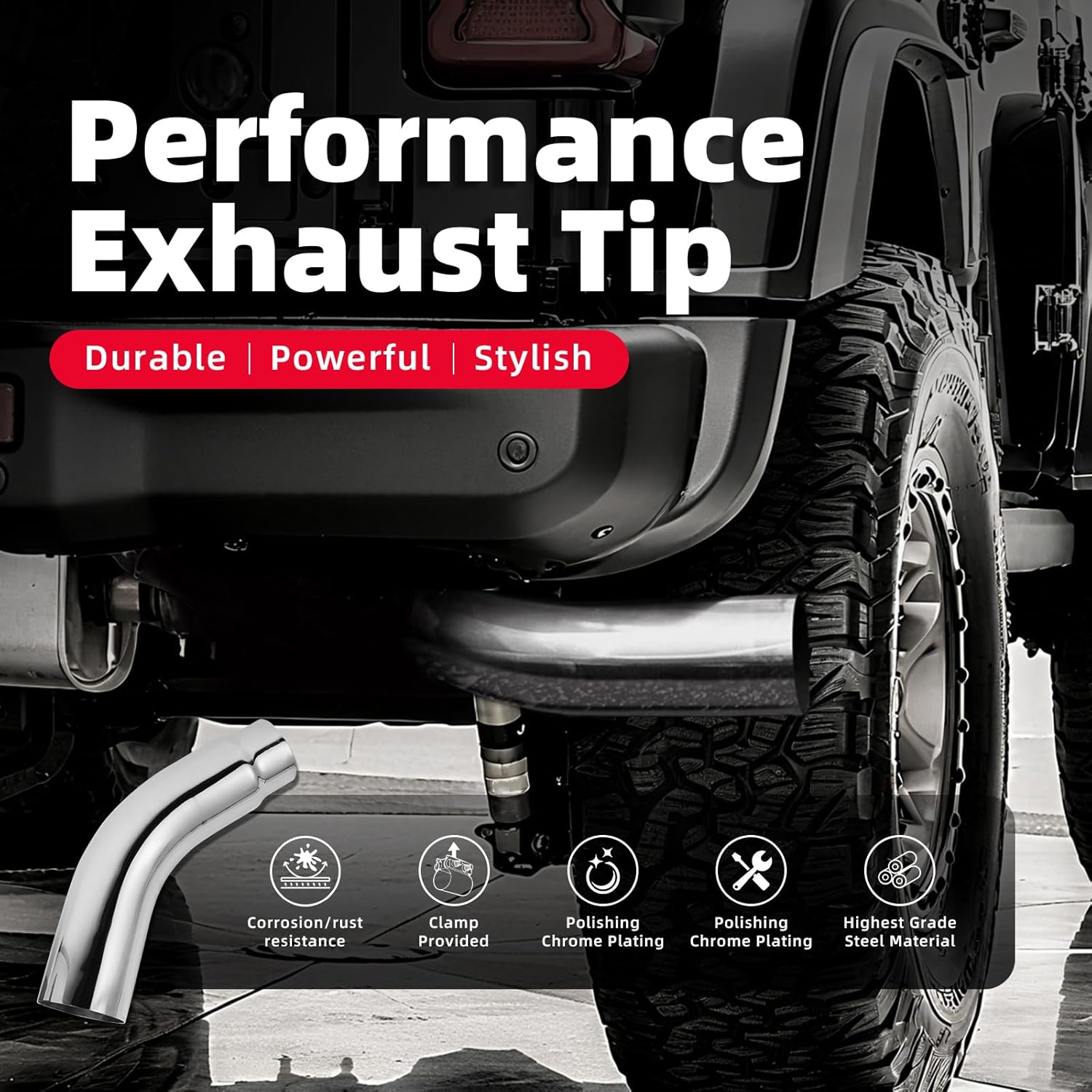 Thumbnail 1 de 5 Inch Exhaust Tip Elbow