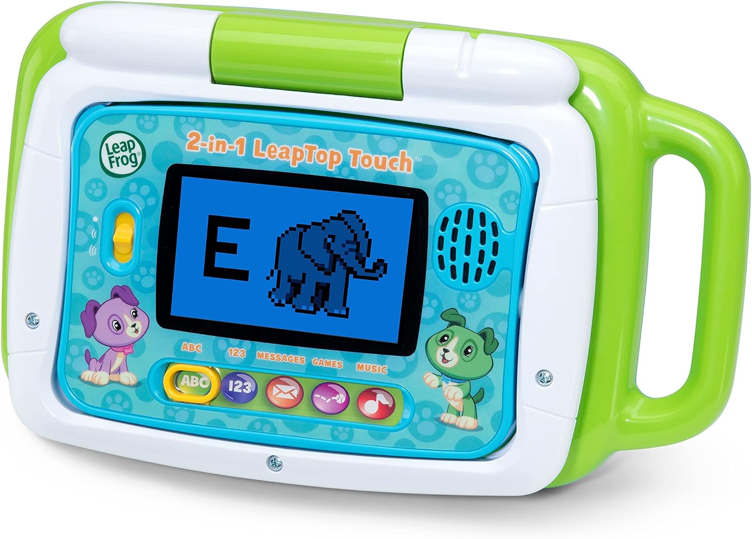 Detalle de LeapFrog 2 in 1 LeapTop Touch Laptop (Green) learning tablet for kids aged 2+