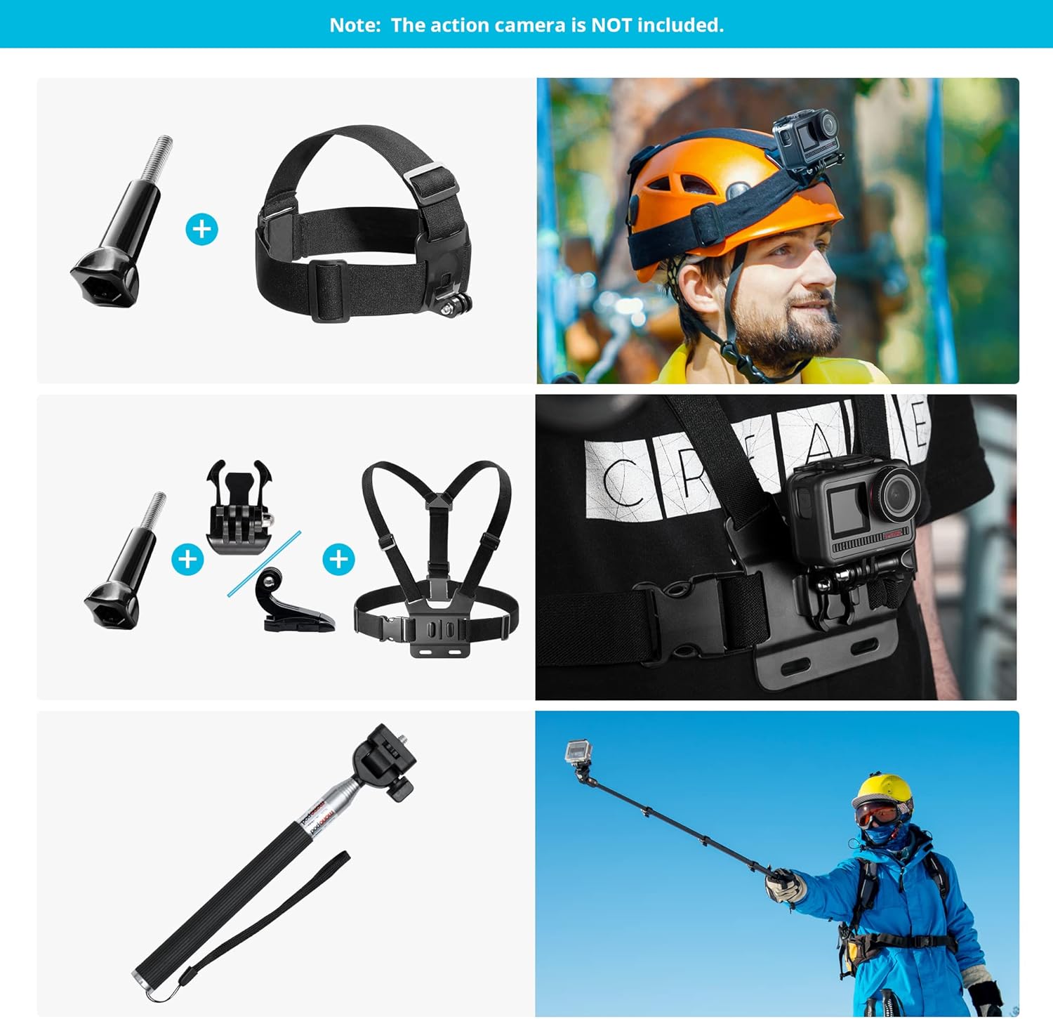 Detalle 2 de AKASO 60 in 1 Accessory Kit for Action Cameras