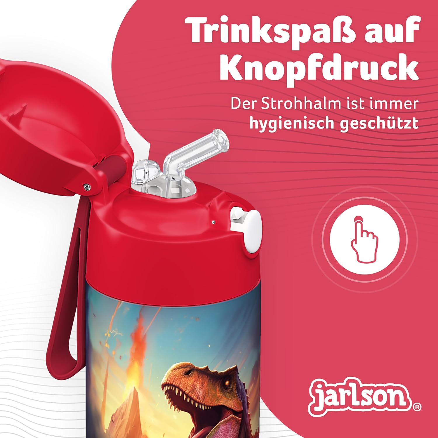 Thumbnail 3 de Jarlson Kinder-Trinkflasche 350 ml Edelstahl