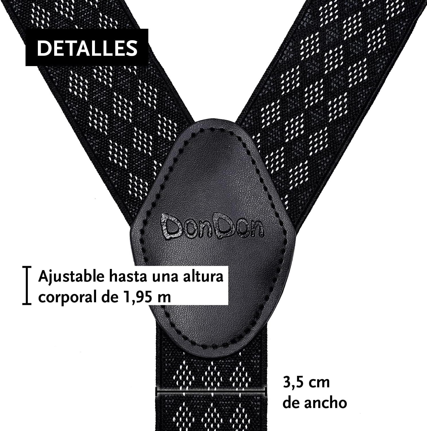 Thumbnail 2 de DonDon Tirantes 3,5 cm con 4 clips