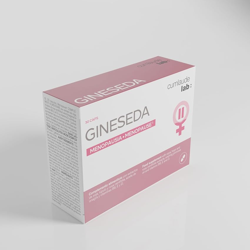 Detalle de Cumlaude Gineseda Complemento menopausia 30 cápsulas 💊