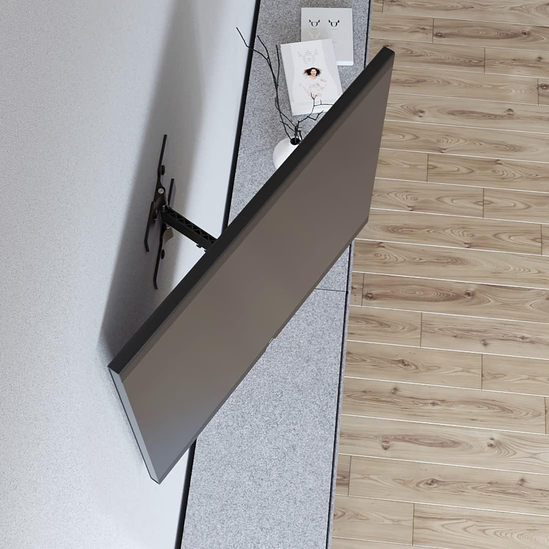 Thumbnail 2 de Hama Ultraslim Full Motion TV wall mount (19–48 inch, VESA up to 200 x 200) – Black