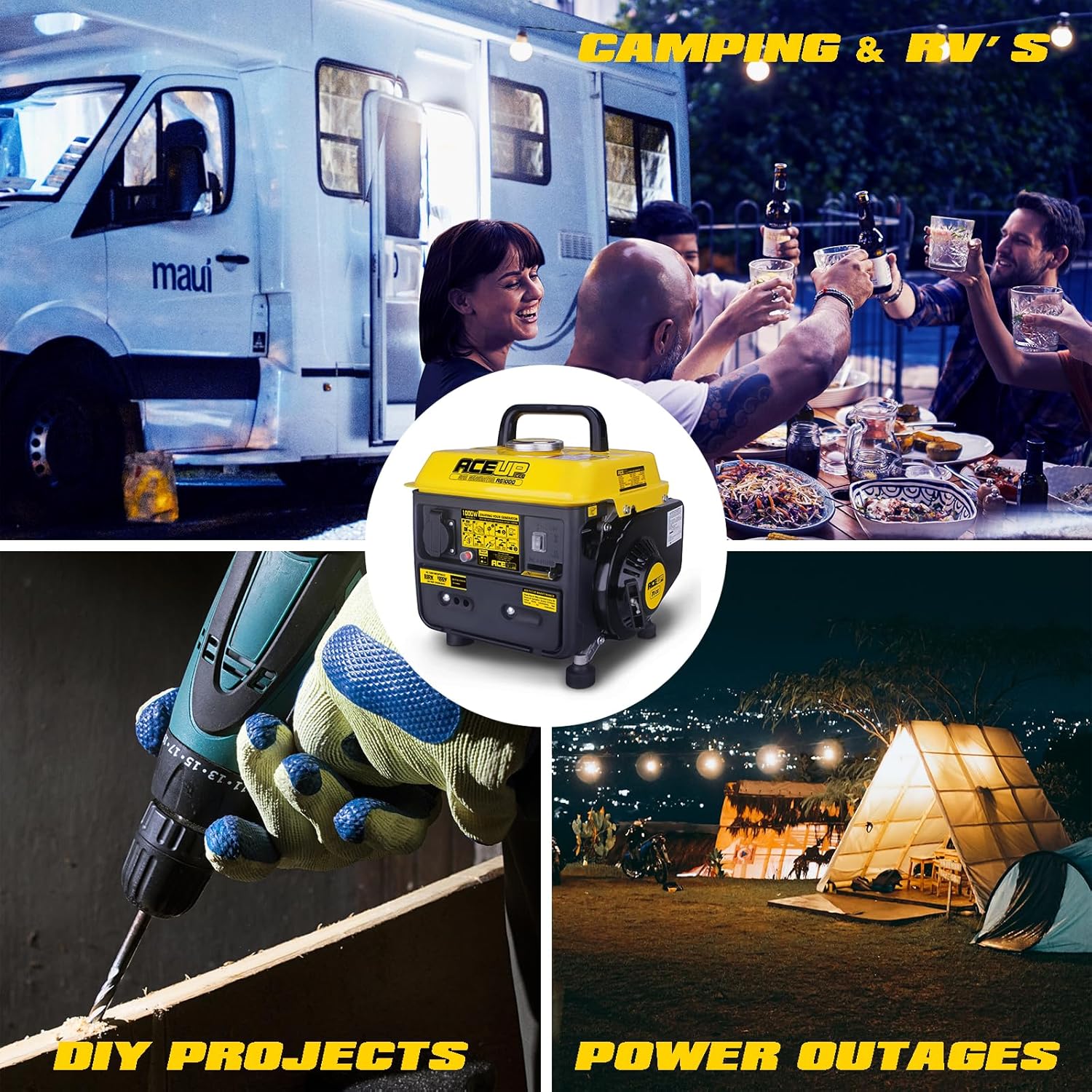 Thumbnail 6 de Aceup Energy 750W portable generator ⛽