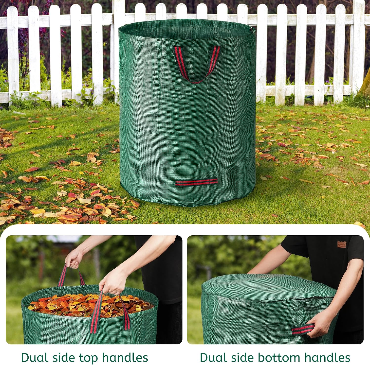 Detalle 2 de Gartenabfallsack stabil 272L 76×67 cm