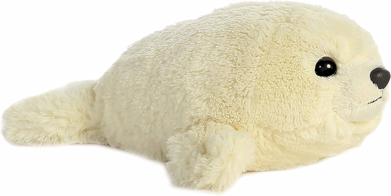 Detalle de Aurora 31384 Mini Flopsie Baby Harp Seal soft toy (White)