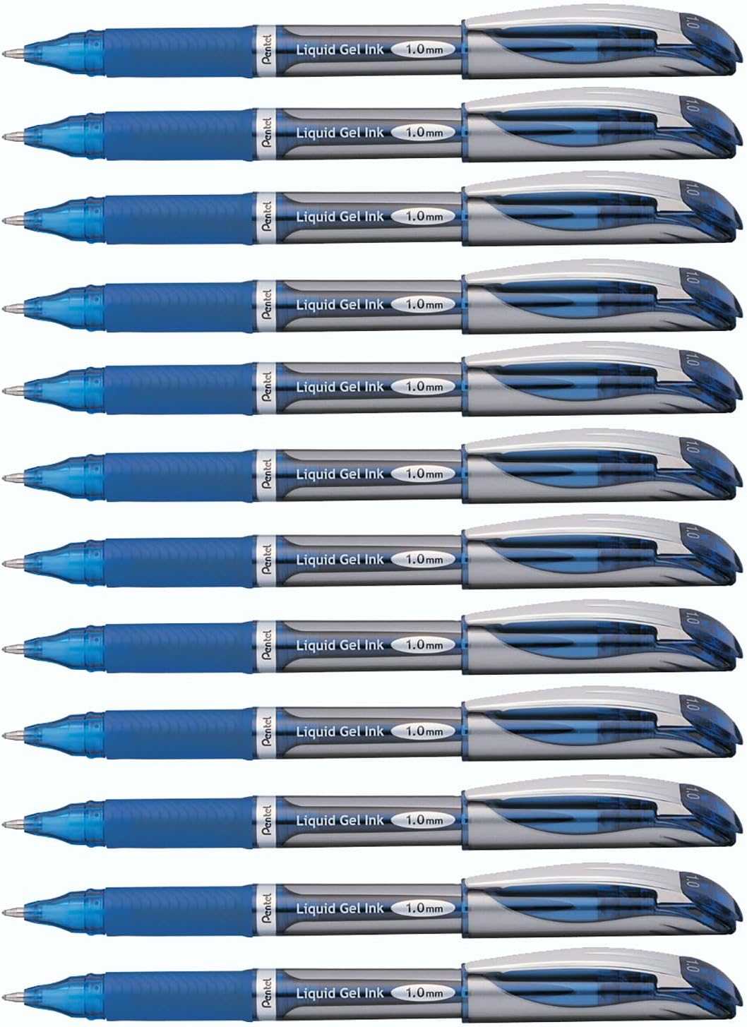 Thumbnail 4 de Pentel BL60-V EnerGel Gel-Tintenroller 1,0 mm – 12 Stück violett (Kappe, recycelte Materialien)