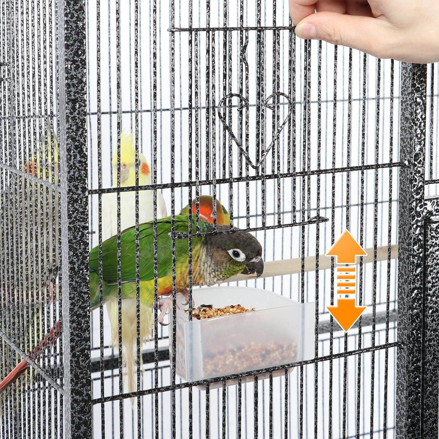 Thumbnail 4 de Yaheetech Gabbia Voliera 81 x 47 x 160 cm 🐦