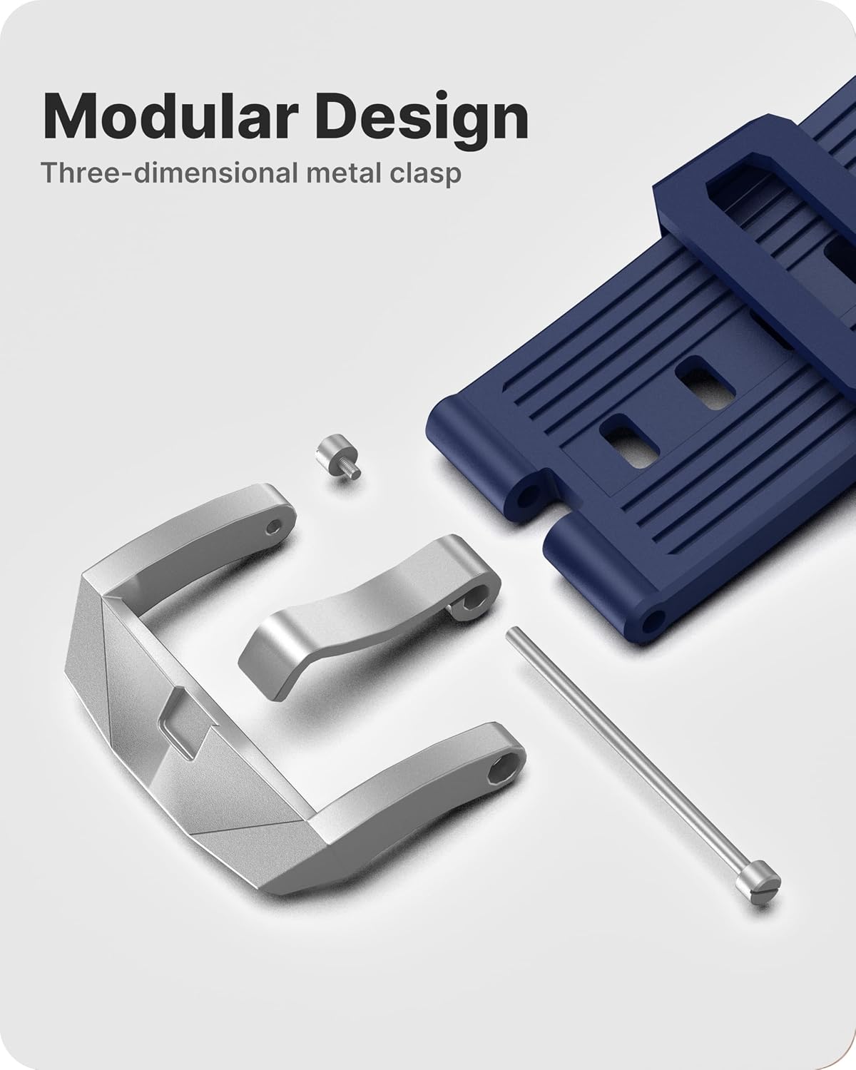 Thumbnail 6 de Fullmosa Apple Watch Strap with Bumper Case for Series 9/8/7 (45mm) and SE/6/5/4 (44mm)