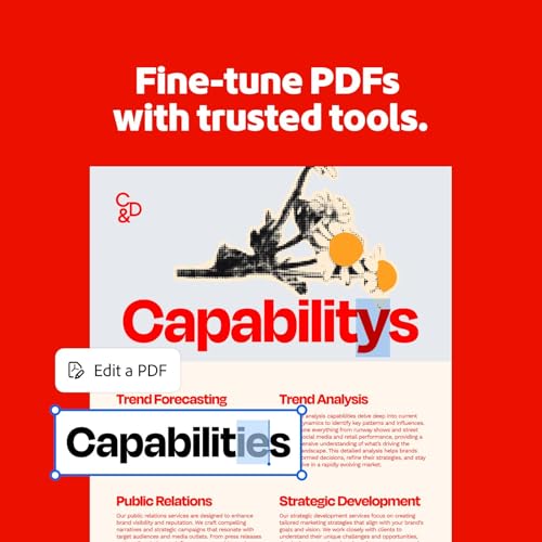 Detalle 1 de Adobe Acrobat Studio: 12-Month PDF Software with AI Insights