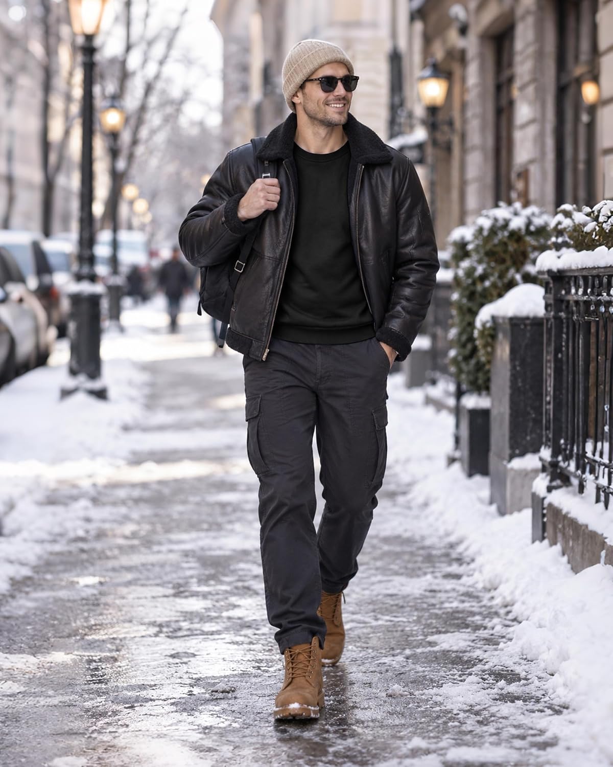 Detalle 2 de Roadbox Men's Sherpa-Lined Sweatshirt
