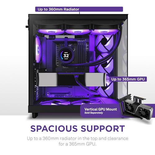 Thumbnail 8 de NZXT H6 Flow RGB Caja PC Gaming ATX 🖥️ Mid-Tower Compacta