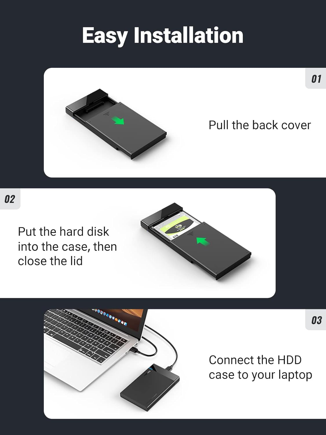Thumbnail 6 de UGREEN 2.5 inch USB 3.0 HDD enclosure
