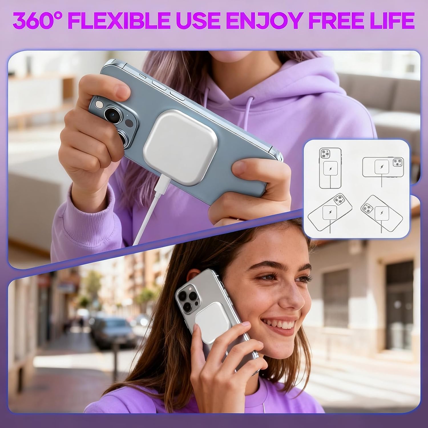Thumbnail 2 de Magnetic Wireless Charger MagSafe for iPhone