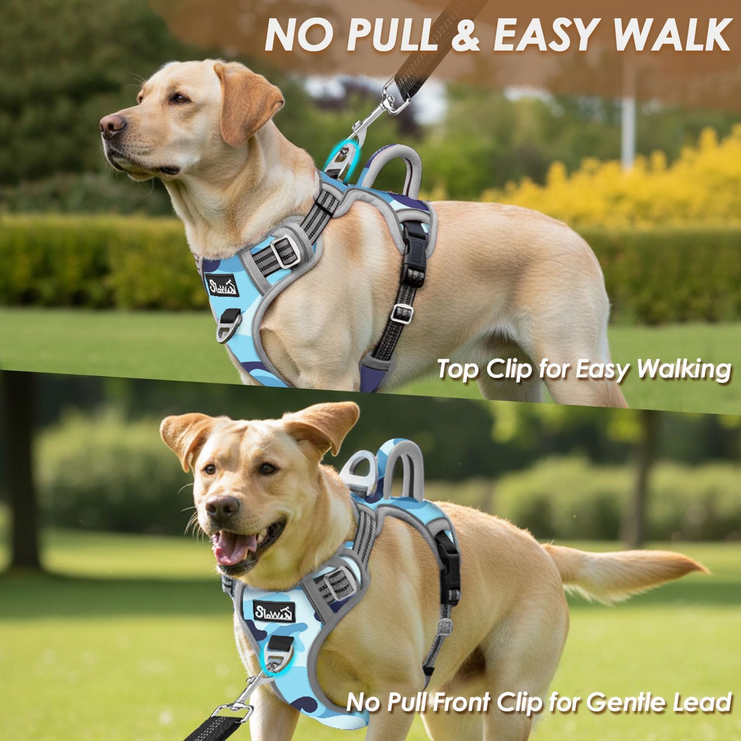 Thumbnail 2 de Eyein Medium Dog Harness with 2 Clips: Anti-Pull, Escape-Proof & Reflective