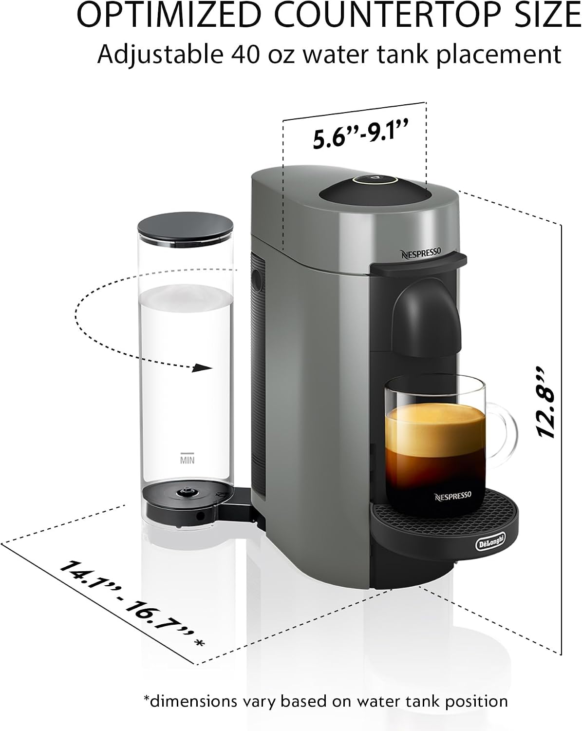 Detalle de De'Longhi Vertuo Plus Espresso Maker