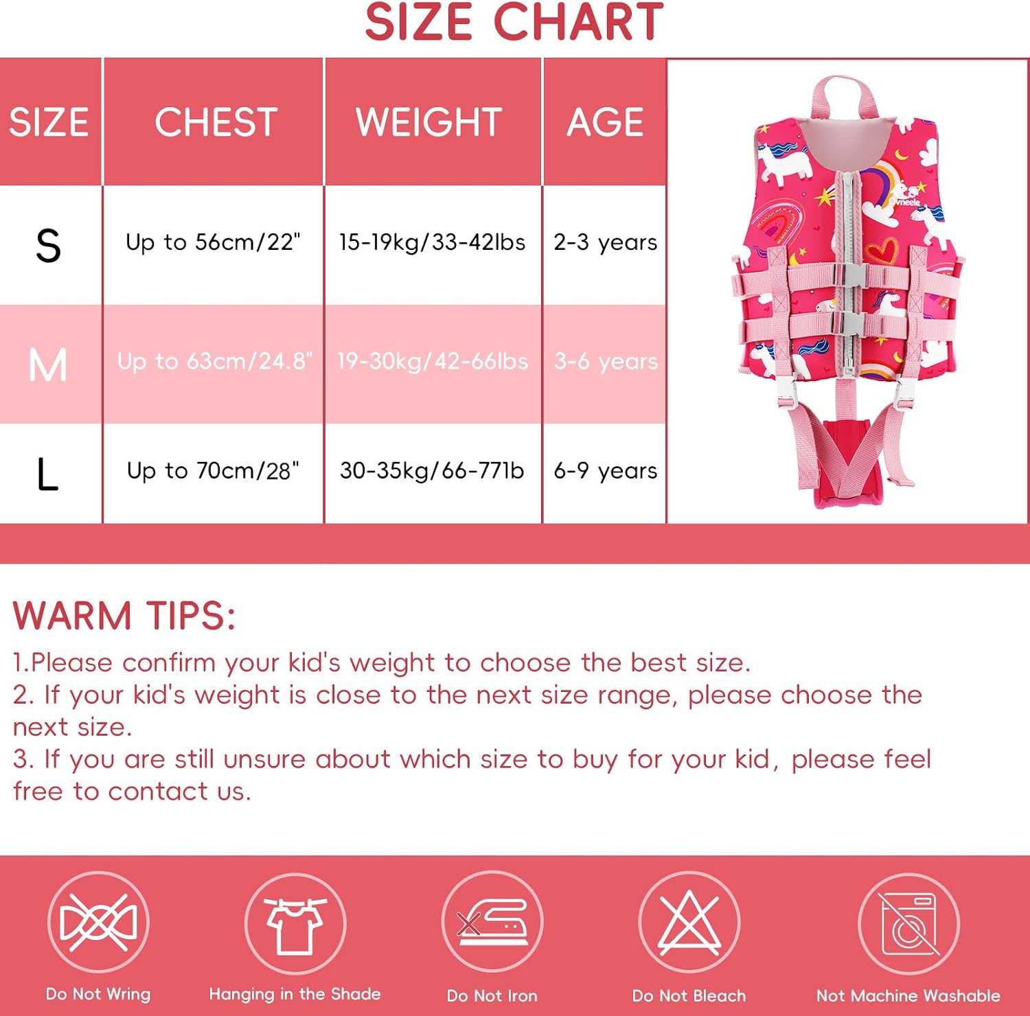 Detalle de Kinder Schwimmweste Float Jacket – sicherer Auftrieb und Lernhilfe für kleine Wasserratten (2–9 Jahre)