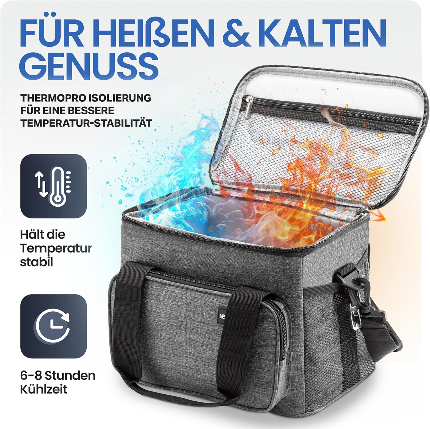 Detalle 2 de HELDENWERK Kühltasche 10L mit Thermo