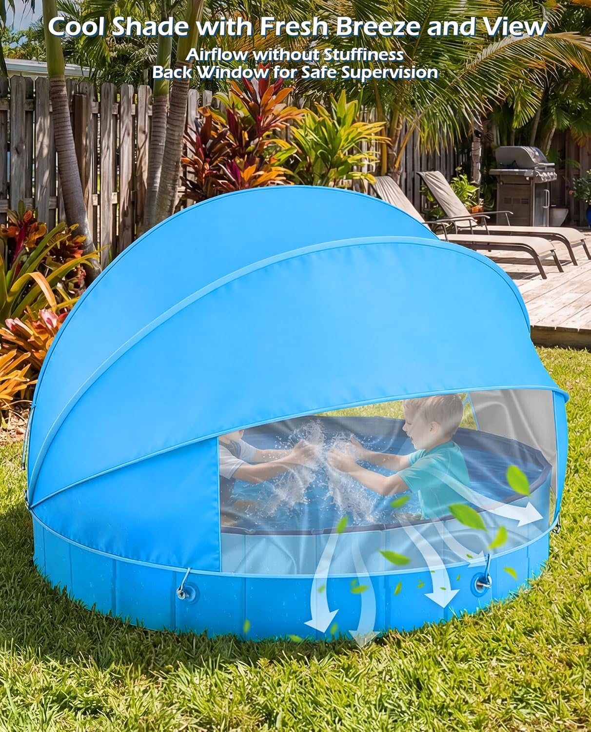 Detalle de Jasonwell Kiddie Pool, 79-inch
