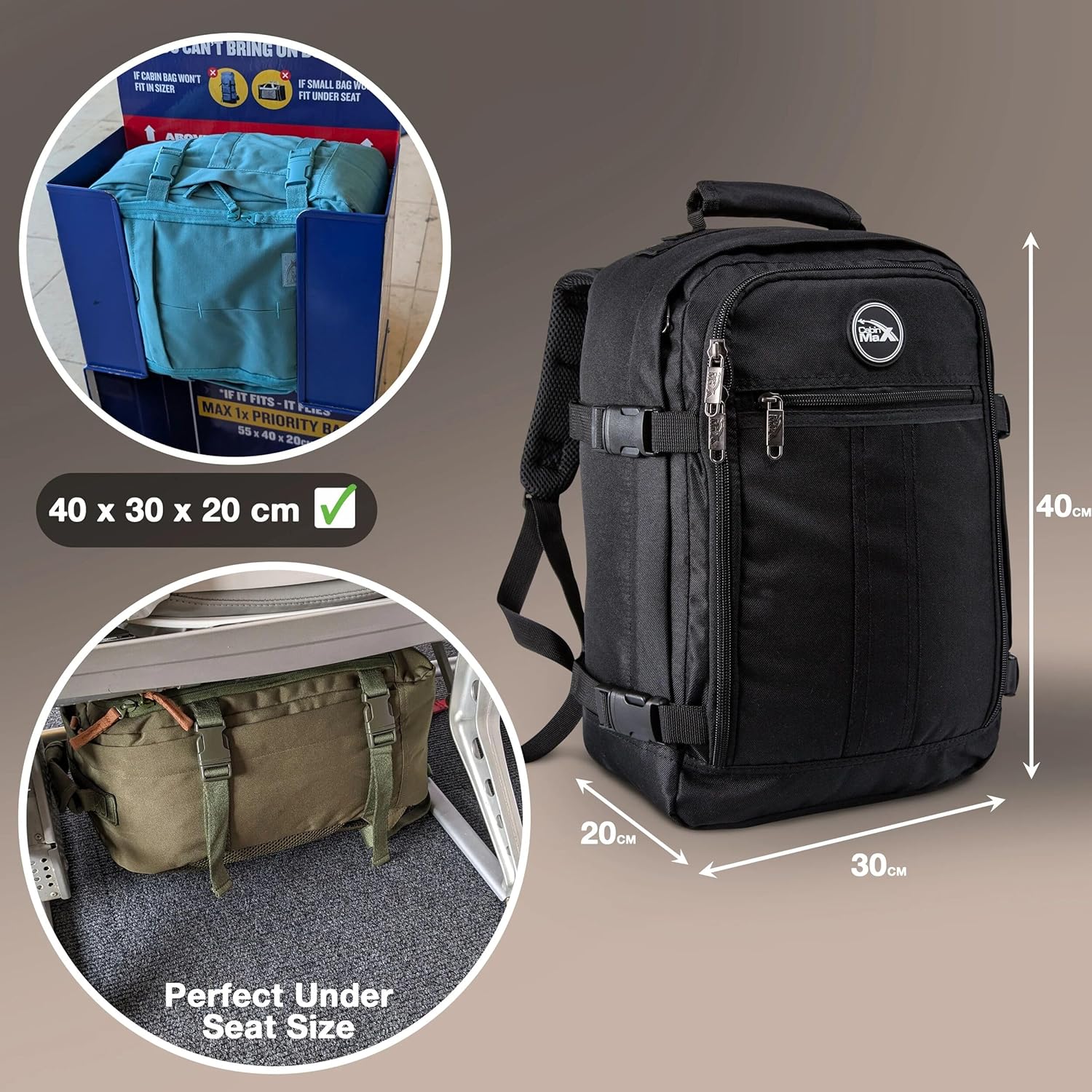 Thumbnail 3 de Metz 40x30x20 Underseat Cabin Bag