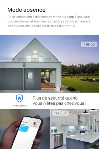 Detalle de Tapo Ampoule Connectée Alexa E27, Blanc Lumière du jour LED Dimmable L520E