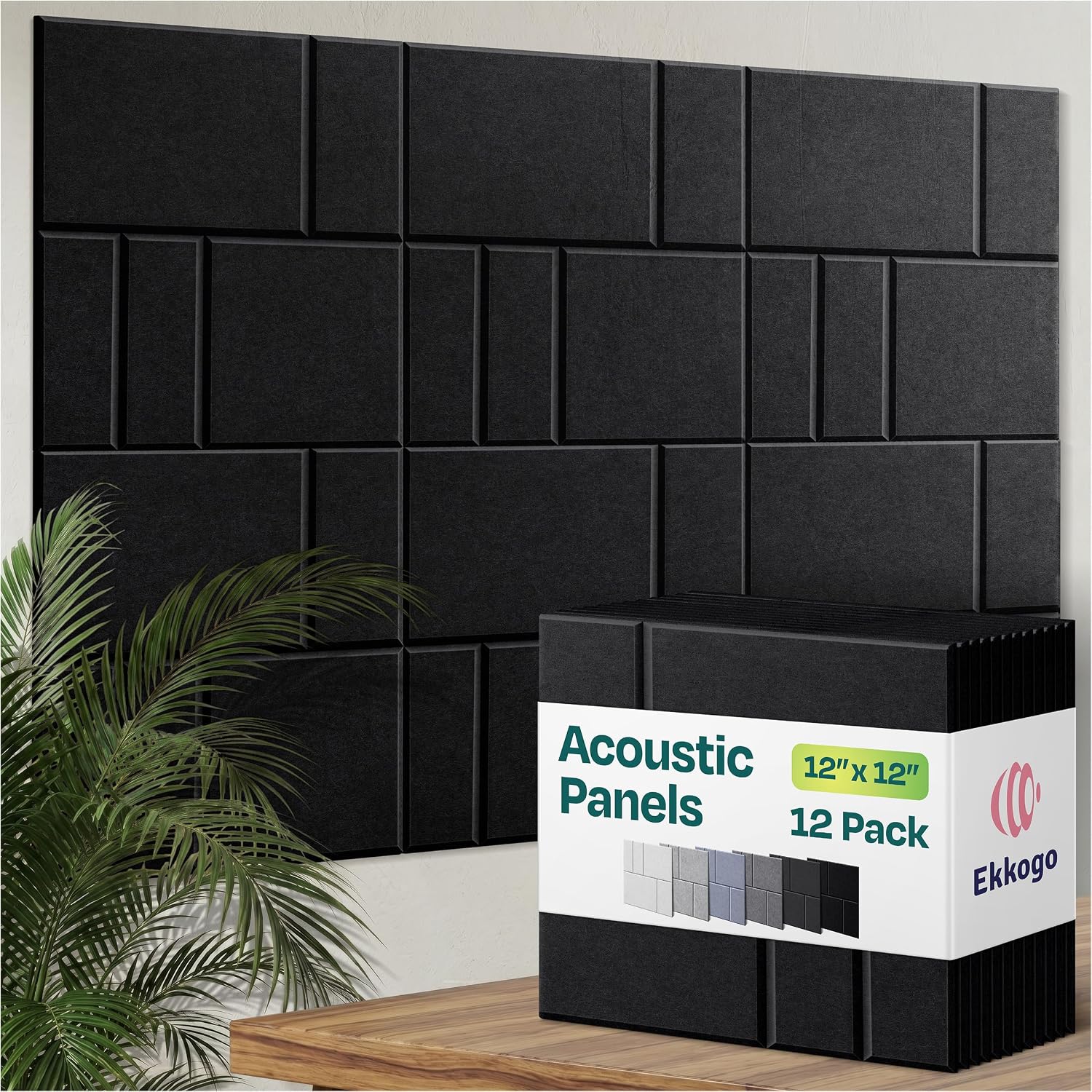 Thumbnail 6 de Ekkogo acoustic wall panels, 12-pack